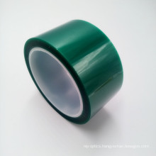Silicone Pressure Sensitive Adhesive Green PET High Temperature Masking Industrial green polyester tape